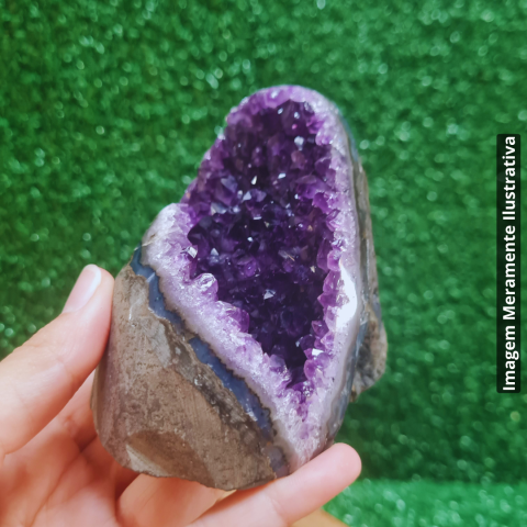 Drusa Ametista Polida do Uruguai - 400grs - Unidade